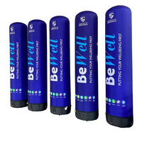 Colonne gonflable haute durabilité, pilier publicitaire gonflable avec souffleur, tube d'air gonflable pour affichage de marque en extérieur