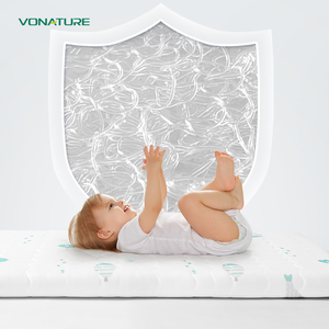 Colchón de bebé de gama alta y seguro: funda no tóxica, capa central transpirable antiácaros e insectos, tamaño de cuna para niños pequeños para cama de cuna normal - Product Image 6