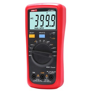 UNI-T UT136C+ มัลติมิเตอร์ดิจิตอล LCD อุตสาหกรรม AC 1000V พร้อมการวัดไดโอด/ทรานซิสเตอร์และการแสดงผลแรงดันต่ำ - Product Image 6