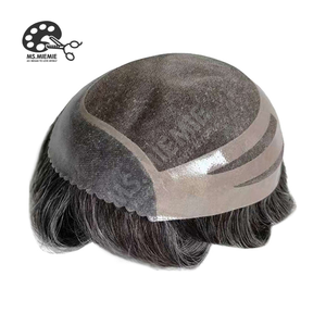 <span class=keywords><strong>MS</strong></span>. miemie nam giới 100% tóc con người tóc giả siêu mịn Mono Top & sò điệp cơ sở tẩy trắng knots Oscar vá tóc nam tóc giải pháp - Product Image 1