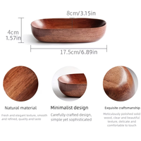 4 assiettes à sushi vintage de style japonais, exquises et élégantes, en forme de bateau, décoration de table, bateau de service en bois pour sushi