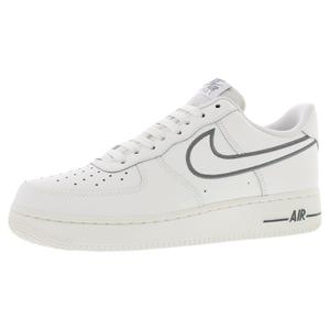 Nike Air Force 1 '07 Chaussures unisexes en cuir Sail Sail Cool Grey Style basketball - Product Image 1