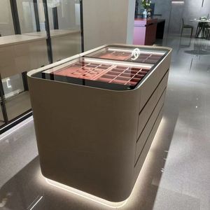 Modern Luxury Villa Home Bedroom Cloakroom Modular Open Walk in Glass Door Solid Wood Design Custom - Product Image 3