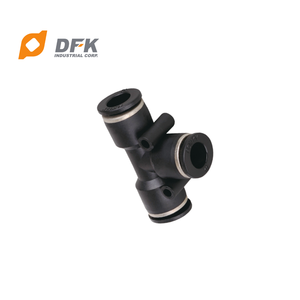 DFK EPE10 raccord en T pneumatique pour tube connecteur en T enfichable pour tubes PU/PE/Nylon 1.1Mpa résistant à la pression - Product Image 2