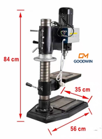 Prix bas, excellente qualité, perceuse à colonne multifonctionnelle 1500W 220V, machine à tarauder, perceuse à colonne pour métaux