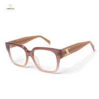 Monturas de Gafas Ópticas de Acetato - Diseño Ligero y Elegante para Uso Diario y Lectura, Estilo Retro Duradero