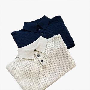 Camiseta Polo de Manga Corta para Niños, Estilo Veraniego, Moderno y a la Moda, Camiseta Polo de Punto para Niñas, Top Suave - Product Image 4