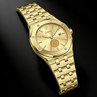 Jam Tangan Mekanik Pria Mewah Merek Guahua 2026 Terbaru, Bahan Stainless Steel, Dial Safir, Tahan Air 5BAR, Jam Formal
