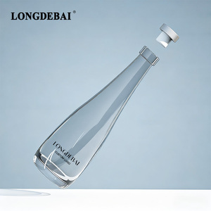 Botella de vidrio transparente vacía al por mayor de 330ml 500ml para agua mineral, agua mineral con gas y bebidas, con tapa de rosca - Product Image 5