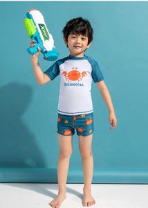 Maillot <span class=keywords><strong>de</strong></span> <span class=keywords><strong>bain</strong></span> 2 pièces pour enfants,, haute qualité, tenue humide, bloc <span class=keywords><strong>de</strong></span> <span class=keywords><strong>soleil</strong></span>, manches courtes, fendue, printemps, pour garçons <span class=keywords><strong>et</strong></span> filles, nouvelle collection - Product Image 5