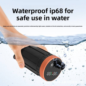 Douche portable électrique rechargeable pour l'extérieur avec affichage intelligent de la température pour le camping et le bain en plein air - Product Image 4