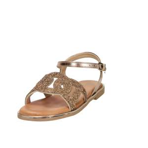 Valleverde Women's Flat <b>Sandal</b> Bronze 41 Low Heel 1.5 Cm <b>Sparkle</b> Straps - Product Image 5