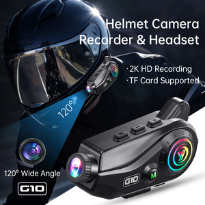 Nouveau Casque Moto G10 2026 avec Caméra, Enregistrement Vidéo 2K et Vision Nocturne - Product Image 6