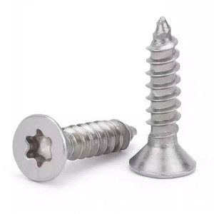 <span class=keywords><strong>Vis</strong></span> autotaraudeuses en acier inoxydable à tête fraisée Torx plate, M4 x 20mm, 40mm, M5, M6, <span class=keywords><strong>Vis</strong></span> Torx Inox pour bois - Product Image 1