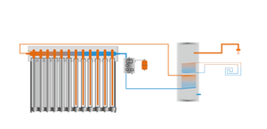 Scaldabagno Solare Pressurizzato Lebria con <span class=keywords><strong>Pompa</strong></span> <span class=keywords><strong>WILO</strong></span> e Serbatoio in Acciaio Inox da 150L a 500L - Product Image 5