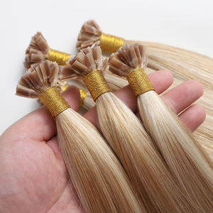 सबसे अच्छी बिक्री इटैलियन केराटिन बांड फ्लैट टिप बालों का विस्तार काले कच्चे डबल खींचा प्राकृतिक कुंवारी 100% वाइटनेस मानव बाल - Product Image 4