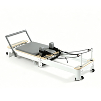 Plateforme de Pilates pliable en alliage d'aluminium, portable, compacte et réglable, pour la maison, équipement de fitness et de yoga