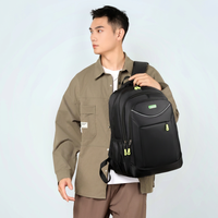 Sac à dos pour ordinateur portable Oxford imperméable avec logo personnalisé, grande capacité, pour affaires, voyages en plein air
