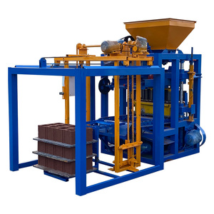 Máy làm gạch Qtj4-24, máy tạo khuôn gạch bê tông, máy móc sản xuất gạch nhỏ cho doanh nghiệp - Product Image 1