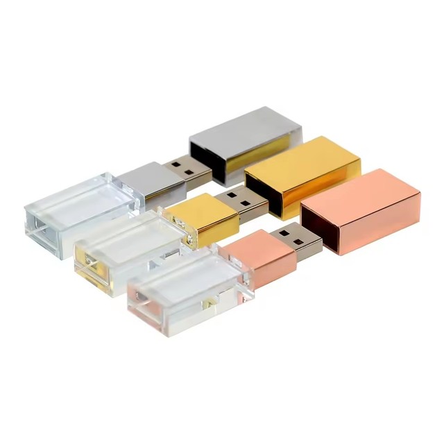 Creative Crystal USB Flash Drive Custom logo Memory Stick 4GB 8GB 16GB 32GB 64GB 128GB Wedding Gift Pen Drive Business Clé USB