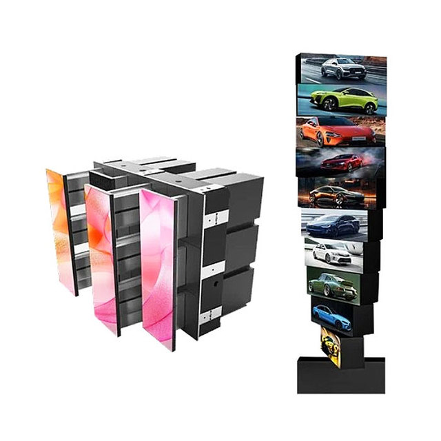Innovation Technology Rotating Mechanical Kinetic LED Screen/Matrix Screen IP65 Rating Animation for Shopping Mall Retail Store