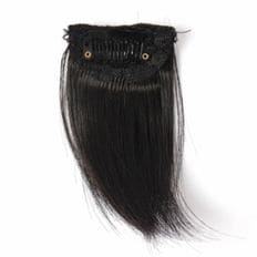 Tocado de PALO NEGRO para extensiones de cabello humano de parte apretada junto a muelles para el cabello - Product Image 1