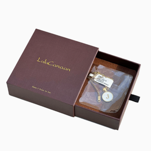 Dark brown pull-out jewelry storage box for wholesale gold-embossed simple <b>ring</b> bracelet and figurine gift packaging box - Product Image 1