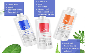 เซรั่มบำรุงผิวหน้า AS1/ SA2/ AO3 ขนาด 400 มล. สูตร Aqua Peeling Solution ผสมวิตามินซี สำหรับดูแลผิวหน้าทุกประเภท และช่วยขจัดสิวเสี้ยน - Product Image 3