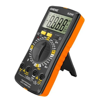 Untuk Multimeter Digital Profesional SZ08 Ultra-Tipis Ukuran Mini 220V AutoVolt USB Dapat Diisi Ulang Layar LCD Genggam Arus Tinggi