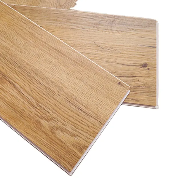 Suelo de vinilo impermeable PVC Piso FÁBRICA Aspecto de madera Haga clic en el suelo de vinilo de lujo con suelo de plástico IXPE Suelo de vinilo Lvt