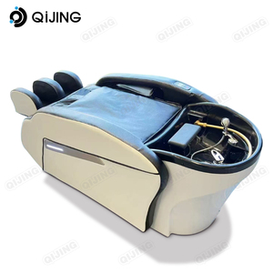 Elektrisches Kopfwaschbett für Friseursalons mit Massagefunktion, <span class=keywords><strong>Shampoo</strong></span>-Becken und LED-Beleuchtung - Product Image 4