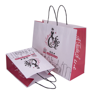 Borse della Spesa personalizzate Per abbigliamento Di lusso Per HDPK Borse Di <span class=keywords><strong>Carta</strong></span> Per La Spesa Sac En Papier Pour Les Achats Logo stampato Per regalo - Product Image 2