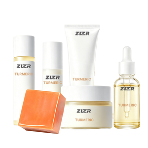 Private Label Ginseng Kojic Acid Serum Brightening Anti-Acne Moisturizer <b>Face</b> Cream Turmeric for All Skin Types Skincare Set for - Product Image 1