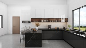 Ensembles de meubles de cuisine modernes sur mesure du Guangdong, prêts à assembler, style Shaker - Product Image 5