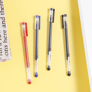 Bolígrafo de Gel de Plástico de Alta Capacidad de 0.5 mm, 1200 Metros de Longitud de Escritura, para Exámenes, Oficina, Material Escolar, Suministros de Papelería, Paquete de 12 Unidades - Product Image 3