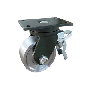 Schwerlast-Stahl-Industrierollen 3 Tonnen Tragkraft 6 <span class=keywords><strong>8</strong></span> 12 Zoll Metall Zink-Oberflächenbehandlung Industrielle Plattengleitrollen - Product Image 4