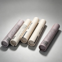 Boîte cylindrique d'emballage d'encens biodégradable personnalisée, petite, longue et fine, en papier kraft avec logo