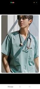 Ensemble de Blouse et Pantalon Chirurgical pour Femme – Tenue Médicale Professionnelle pour Infirmière, Salon de Beauté, Spa et Médecin - Product Image 4