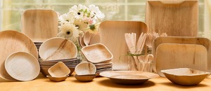 Most Selling Natural Palm Leaf <b>Plates</b> with Premium <b>Disposable</b> Serving <b>Plates</b> for Corporate Events and Banquets Use for Export - Product Image 2