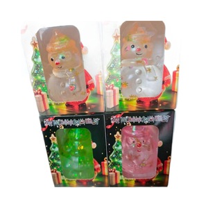 Combo Navideño de Árbol de Navidad, Papá Noel y Muñeco de Nieve de Azúcar de Malta, Juguete Antiestrés de Compresión Lenta para Aliviar el Estrés y Decoración - Product Image 2