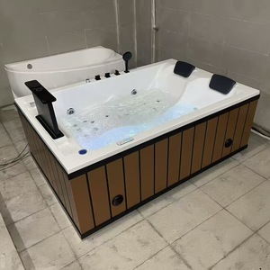 Vente chaude d'usine : Bain à remous extérieur pour 4 personnes, <span class=keywords><strong>baignoire</strong></span> de massage, <span class=keywords><strong>spa</strong></span> relaxant, piscine pour villa, jardin, hôtel - Product Image 5