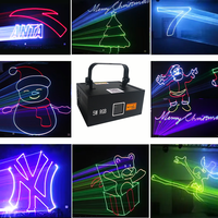 5W Hochzeits laserlicht DMX RGB Lazer Show Projektor Laserlicht Arbeiten mit Schnee rauch maschine und Animation