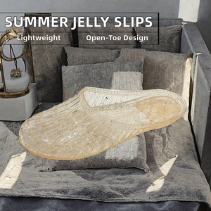 DSYX Open Toe for Light <b>Weight</b> PVC Lining Home Hotel Style Latest Design <b>Ladies</b> All Seasons Jelly Sandals Comfort Casual - Product Image 2