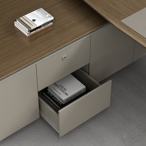 Văn phòng hiện đại Đồ nội thất văn phòng mới nhất bàn văn phòng sang trọng bảng Thiết kế CEO điều hành Bàn Quản Lý L hình bảng - Product Image 3