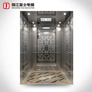 China Supplier ZhujiangFuji Professional CE Auto Door Elevator 10 People Commercial Passenger Lift