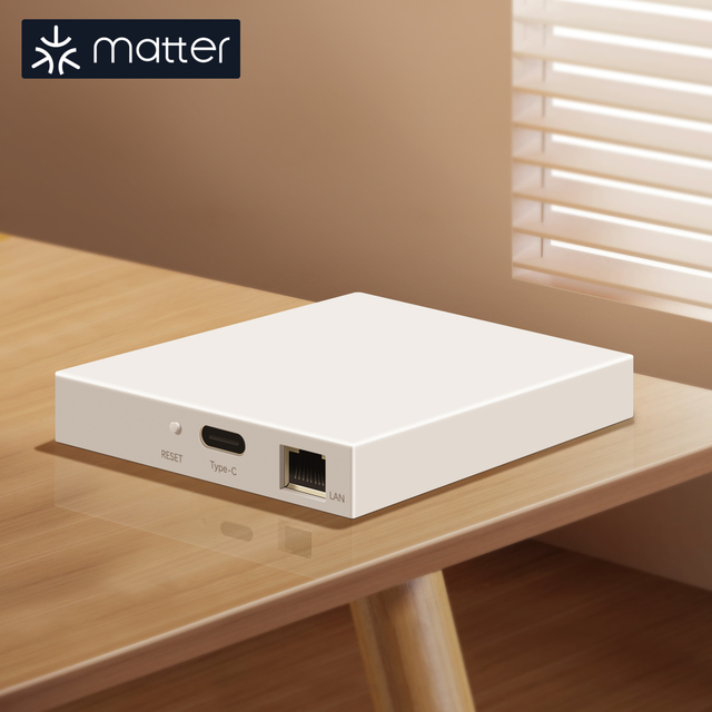 GIRIER Smart ZigBee Gateway Bridge Support Alexa Homeekit Smartthings Hey Google Tuya Wired Matter Thread Gateway Hub