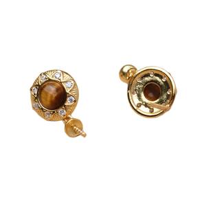 Juego de Joyería de Plata S925 con Perlas Sueltas de 11.1-11.3mm, Diseño Retro de Concha de Caballo, Accesorio para DIY, Anillo Colgante 6103, con Bandeja Vacía - Product Image 5