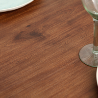 Table à manger extensible en bois de style contemporain rustique moderne OEM pour une expérience culinaire unique dans la cuisine