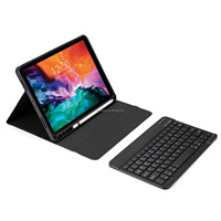 Casing Keyboard Mini Nirkabel Portabel untuk iPad Air 4/5 10.9 Pro 12.9 Inch untuk Apple Baru Split Blue Tooth TouchPad Magic