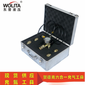 Herramienta de llenado de nitrógeno tipo CQJ, herramienta de crimpado hidráulico de acero aleado de 300 bar para dispositivos de almacenamiento de energía - Product Image 3
